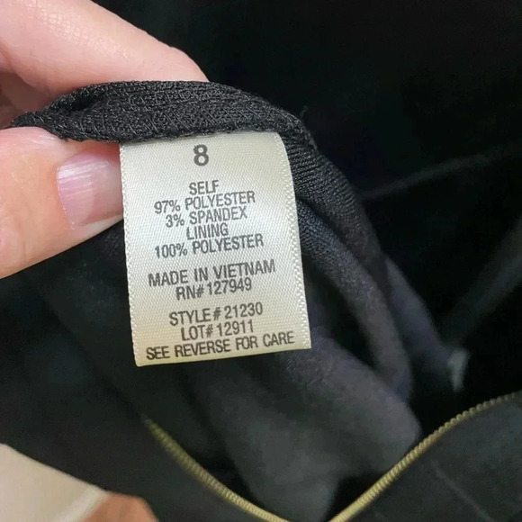 Emma and Michele black minidress size 8 - Picture 5 of 5